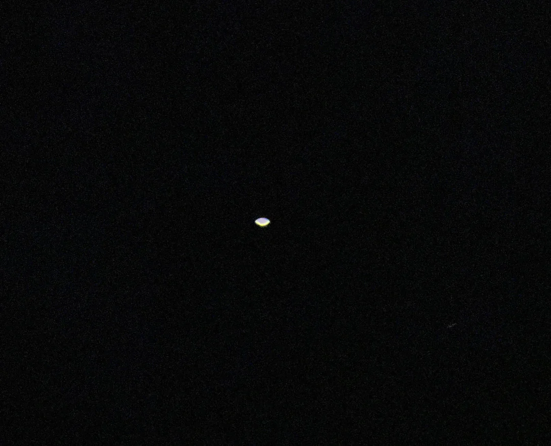 Saturn with a 5 cm telescope
