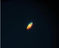 Saturn with a 7 cm telescope