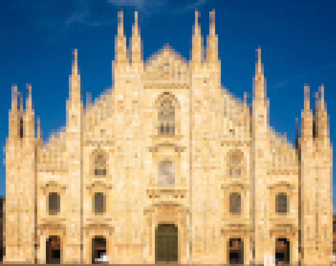 The cathedral seen by the Effelsberg radio telescope
