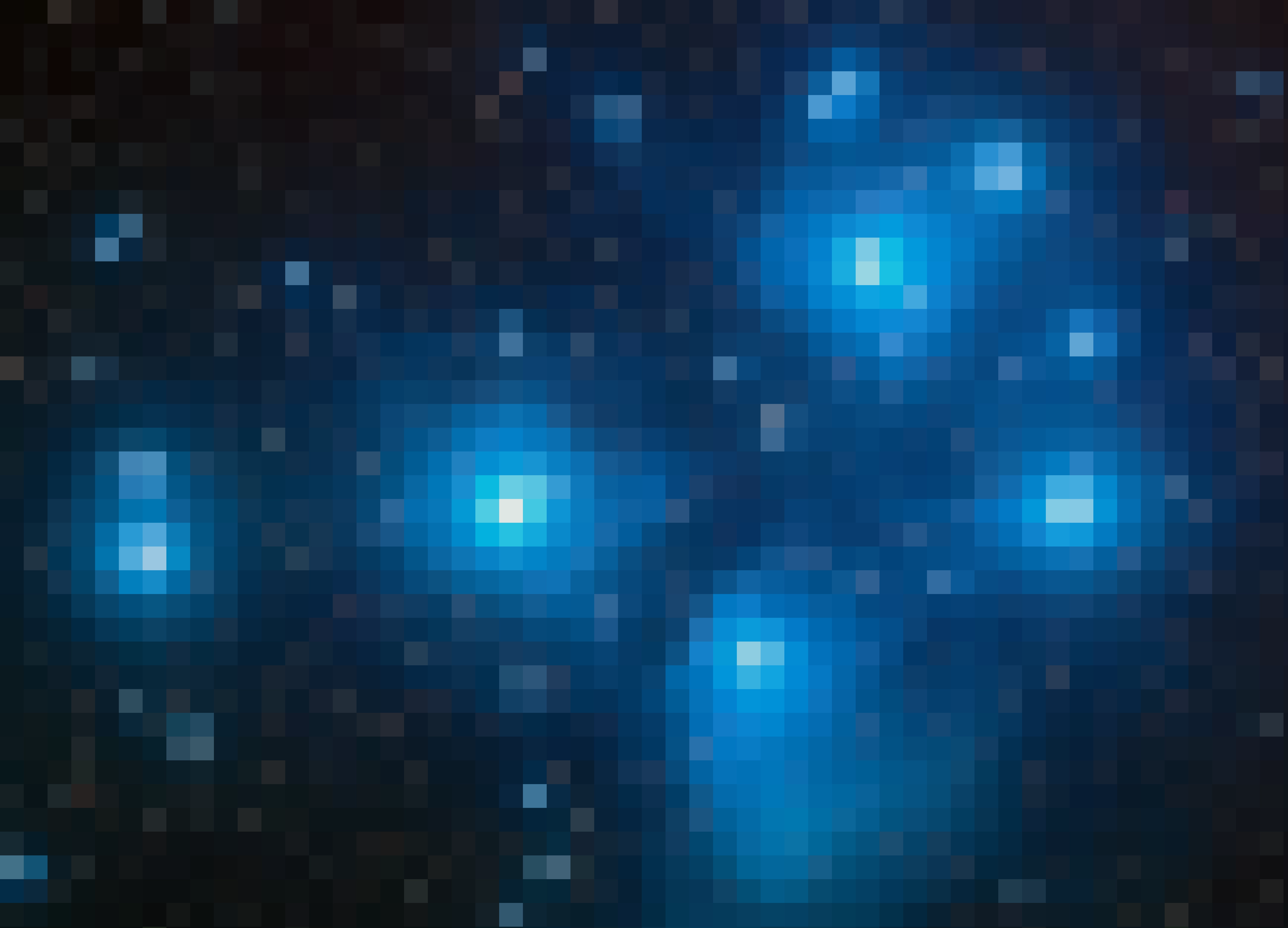 The Pleiades at reduced resolution