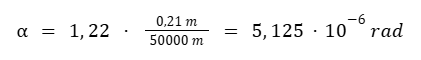 Resolving power with a 50 km baseline