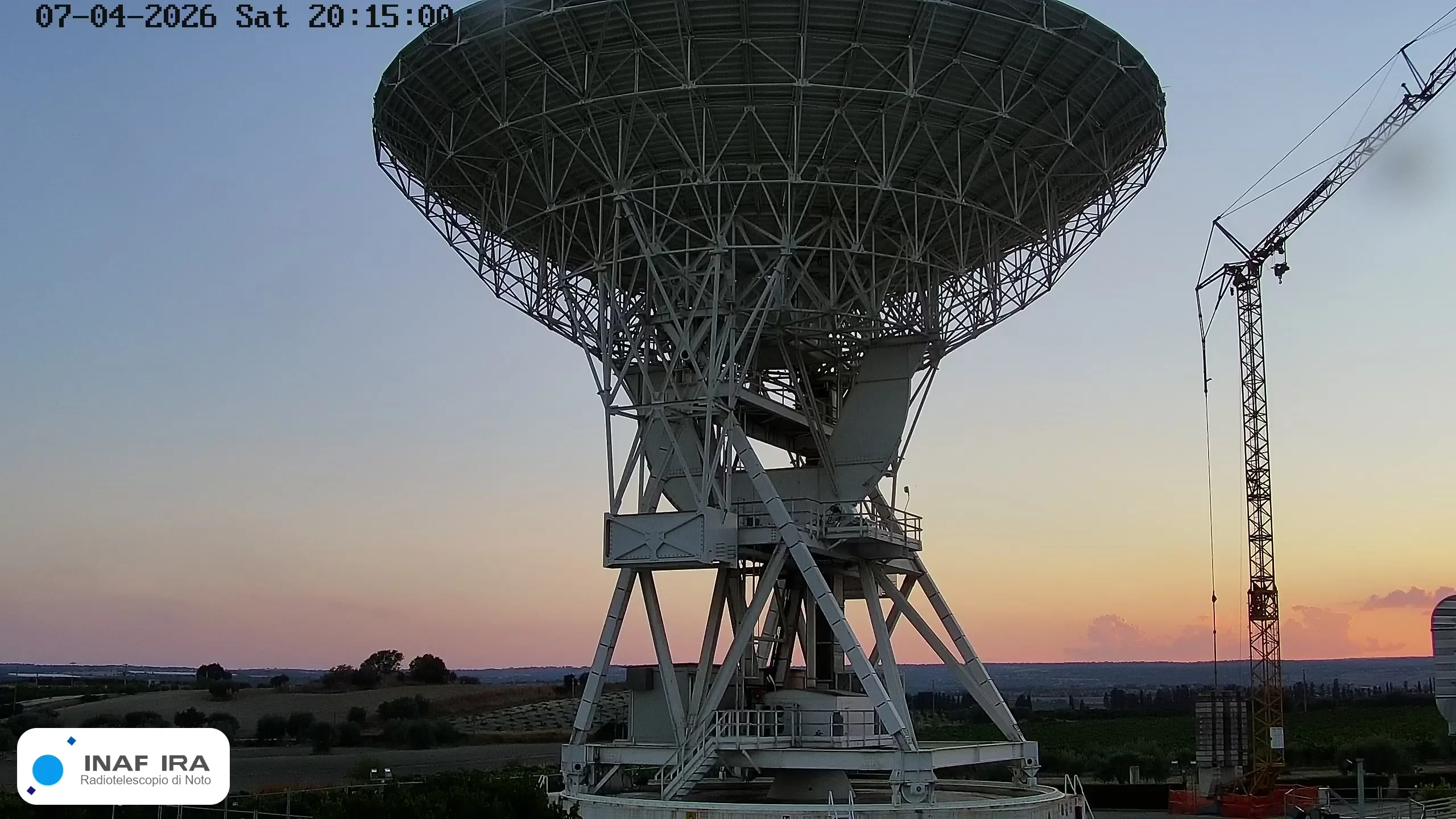 Webcam del radiotelescopio